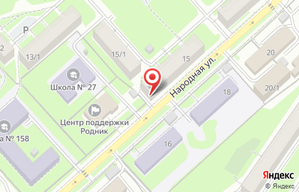 МяСной в Калининском районе на карте