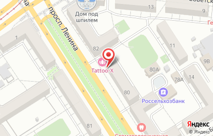 Винный бар Брют в Октябрьском районе на карте