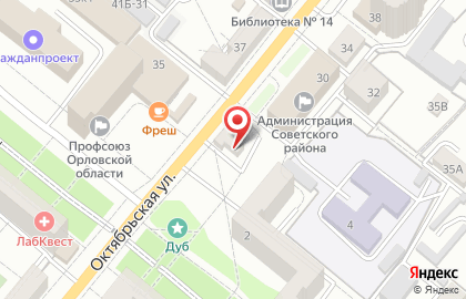 Центральное агентство недвижимости на улице Максима Горького на карте