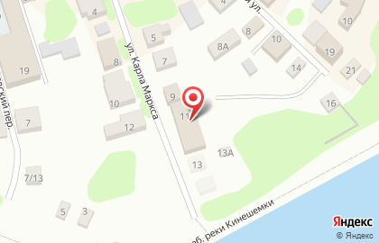 Научно-исследовательский институт экспертиз на улице Карла Маркса, 11 на карте