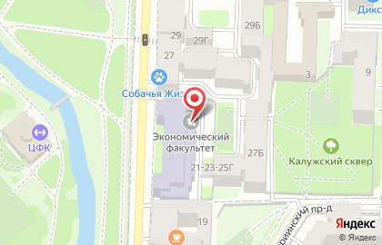 Санкт-Петербургский Государственный Университет на Таврической улице на карте