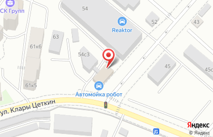 Служба дезинсекции Клещофф 72 на Железнодорожной улице на карте