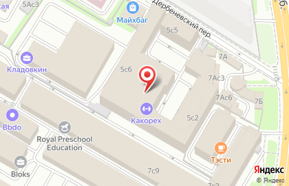 Сервисный центр General Electric №1 в Москве на карте
