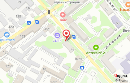 Парикмахерская Лилия на улице Пушкина на карте