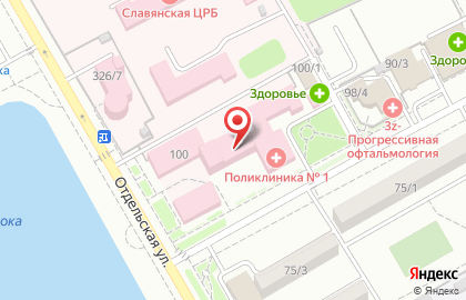 Поликлиника № 1 на Совхозной улице на карте