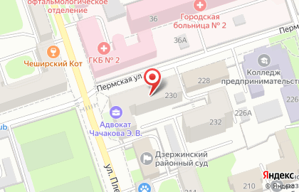 Детский центр Аистенок в Дзержинском районе на карте