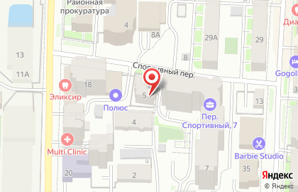 Строящиеся объекты, МУП Томскстройзаказчик в Спортивном переулке на карте