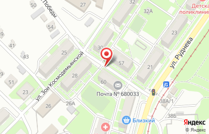 Чарли в переулке Победы на карте