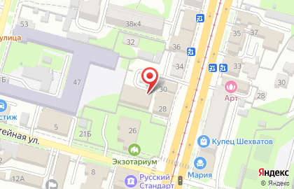 Экзотариум на Октябрьской улице на карте