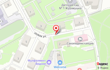 Видновская центральная районная больница на Новой улице на карте