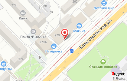 Аптека Апрель в Орле на карте