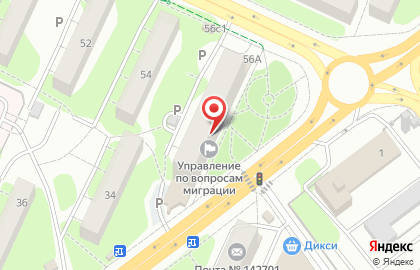 Ленинского Района Отдел Уфмс России по мо на карте