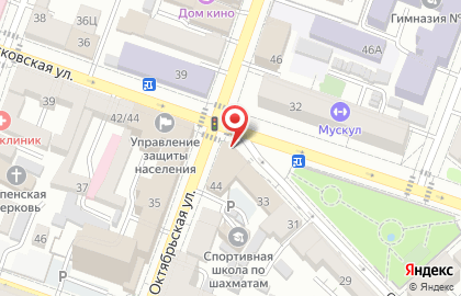 Пекарня-кондитерская Лакомка на Октябрьской улице на карте