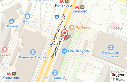 ОАО Банкомат, МТС Банк на Профсоюзной улице на карте