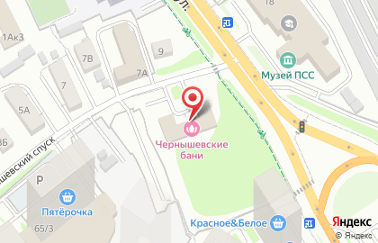 Банный комплекс Чернышевский на карте