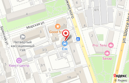 Служба заказа такси Сити2Сити.ру на улице Дзержинского на карте