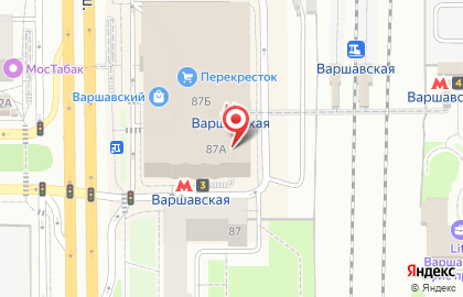 Ресторан быстрого питания Бургер Кинг на Варшавском шоссе на карте