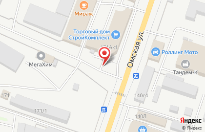 Зауралтех-3 на Омской улице на карте