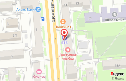 Банкомат ВТБ в Новосибирске на карте
