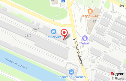 Шиномонтажная мастерская в Сормовском районе на карте