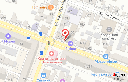 Служба доставки Социальные суши в Кировском районе на карте