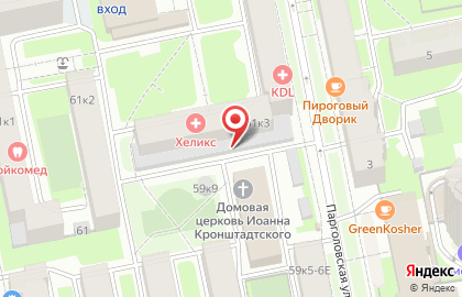 INFINITY на Лесном проспекте на карте