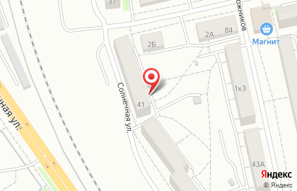Участковый пункт полиции, Кировский район на Солнечной улице на карте