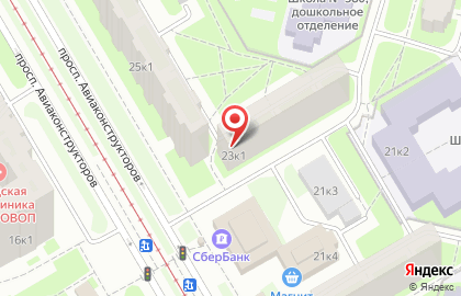 Общежитие Санкт-Петербургский институт управления и пищевых технологий в Санкт-Петербурге на карте