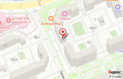 Торговый дом Техносити на Южнобутовской улице на карте