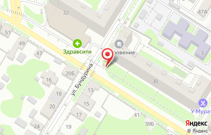 Киоск по продаже кваса на Пушкинской улице на карте