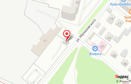 Автостоянка в Омске на карте
