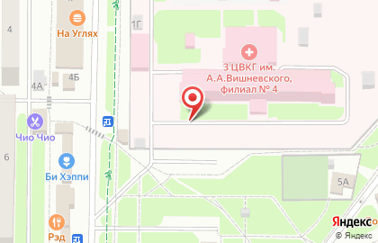 Главный военный клинический госпиталь им. академика Н.Н. Бурденко на улице Победы на карте