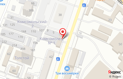 Автосервис на Комсомольской на карте