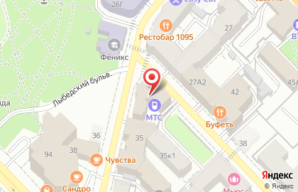 Салон-магазин МТС на Право-Лыбедской улице на карте