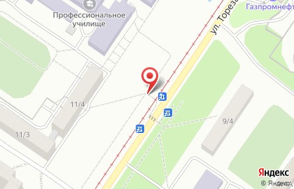 Продовольственный магазин в Заводском районе на карте