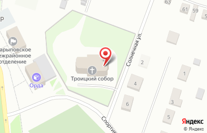 Свято-Троицкий собор в Красноярске на карте