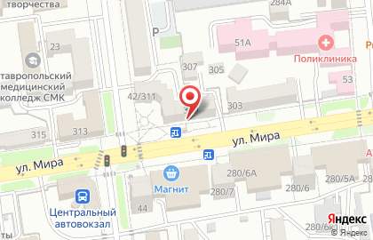 Магазин колбасных изделий Дубки на улице Мира на карте