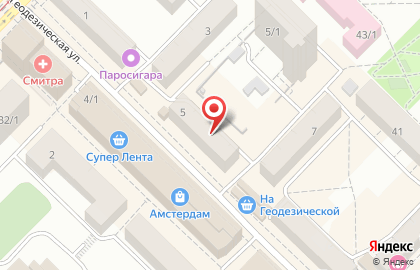 Квартиры посуточно в Новосибирске на карте