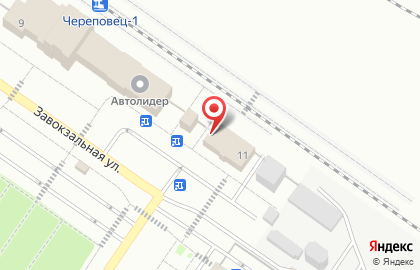Вагонный участок Вологда на карте
