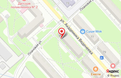 Торгово-производственная компания ОКНА ВЕКА на улице Академика Веденеева на карте