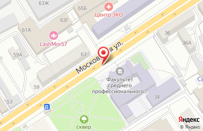 Юридический центр на Московской улице на карте