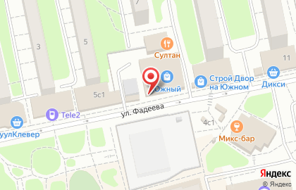 Магазин Окраина на улице Фадеева в Балашихе на карте