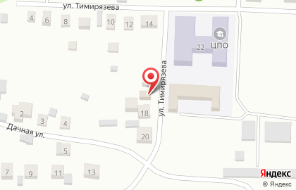 Магазин продуктов Светлана на улице Тимирязева на карте