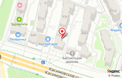 Торгово-монтажная компания Домофон-Сервис на Касимовском шоссе на карте