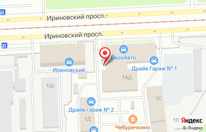 Киоск по продаже хлебобулочных изделий в Красногвардейском районе на карте