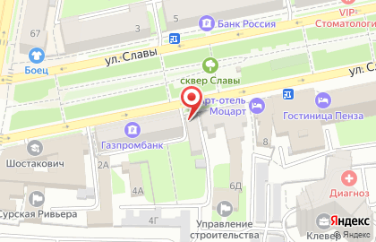 Медицинский центр Выздоровление в Ленинском районе на карте