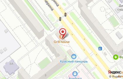 Кафе Grill house в Курчатовском районе на карте