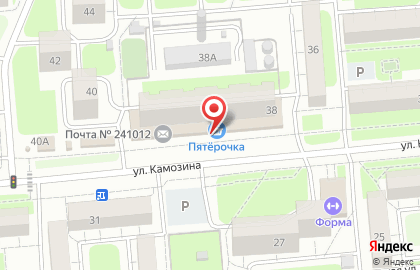 Супермаркет Пятёрочка в Бежицком районе на карте