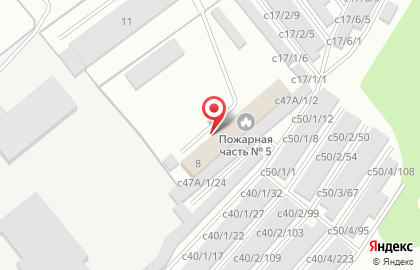 Пожарная часть №5 13 отряд ФПС по Кемеровской области на карте