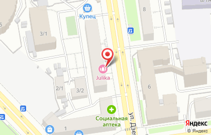 Токио на улице Дзержинского на карте